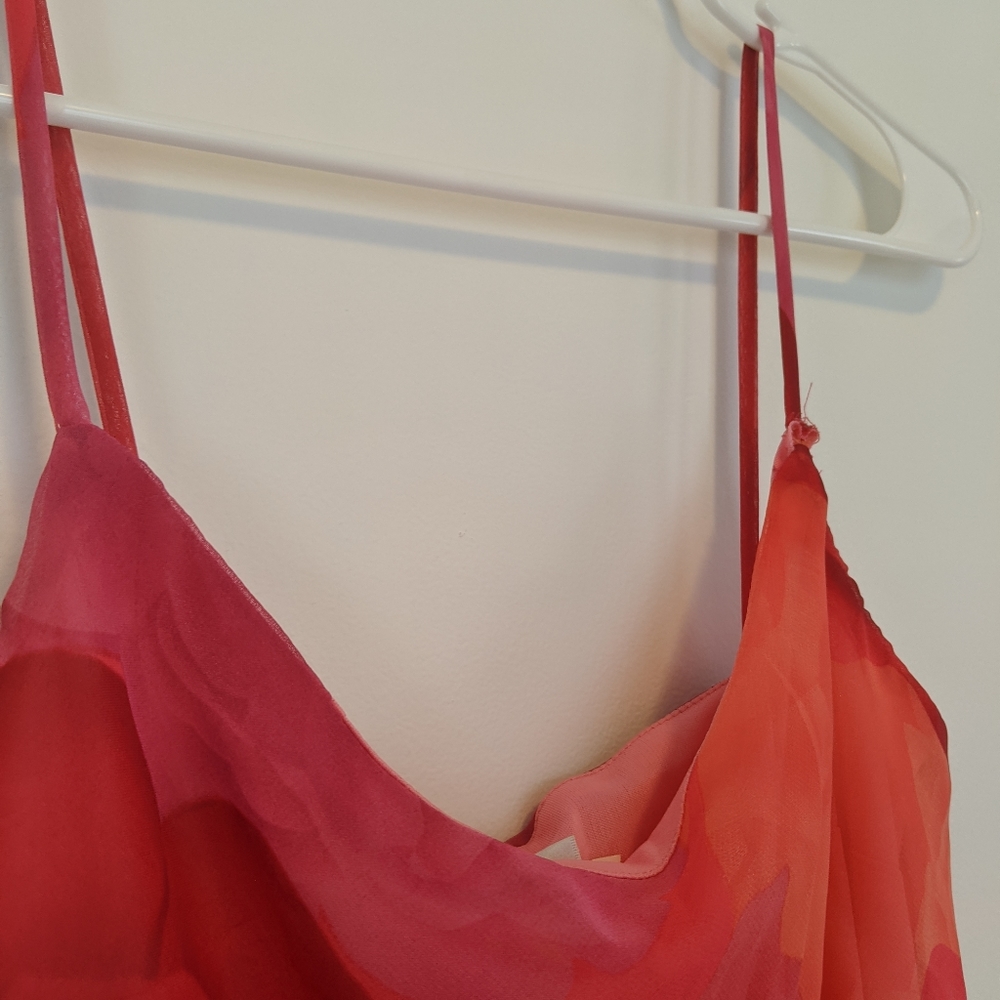Vintage Y2K Rose cocktails/wedding slip dress - Picture 5 of 7